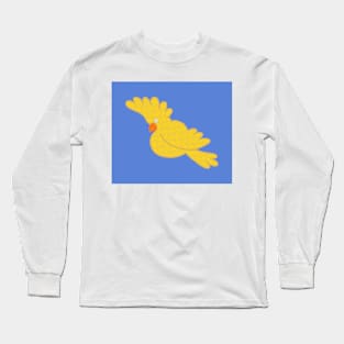 Cockatoo Yellow and Blue Long Sleeve T-Shirt